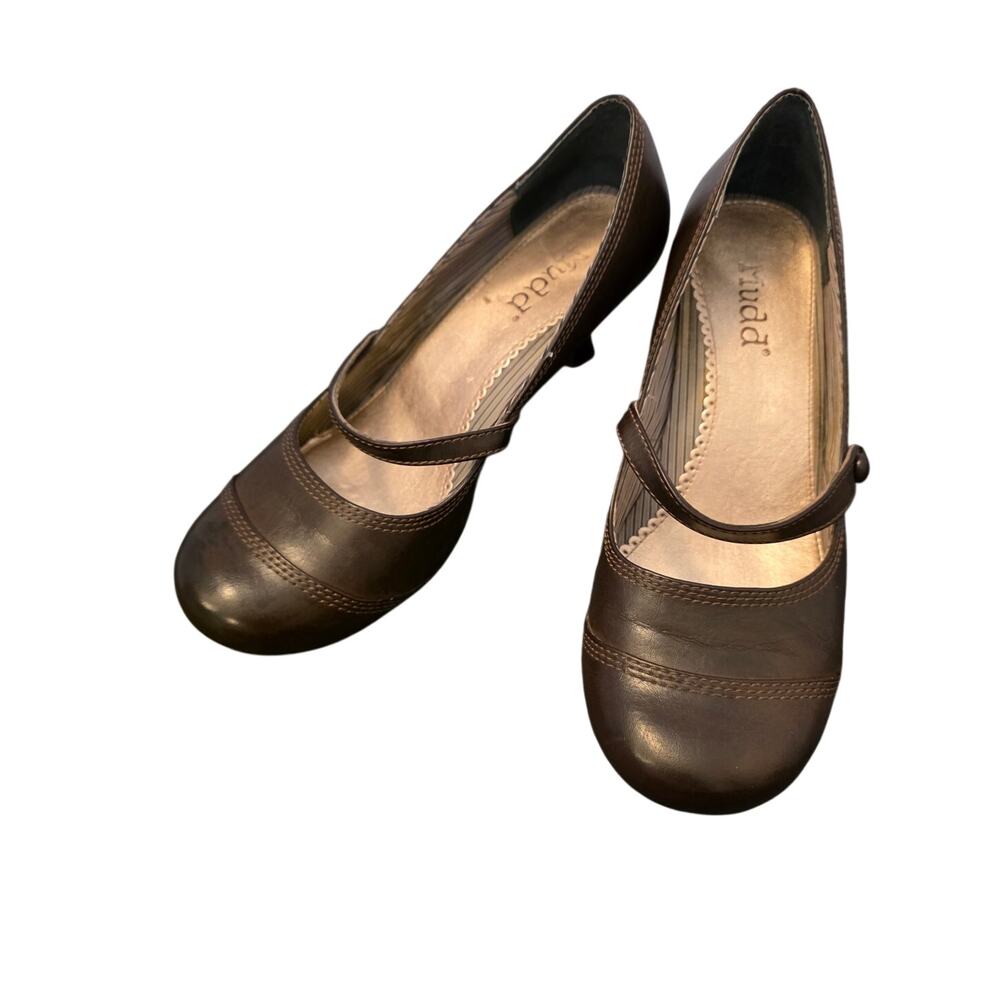 Vtg Mudd Elyssa Pumps Heels Oxford Mary Jane Women 8M Manmade Materials y2k RARE